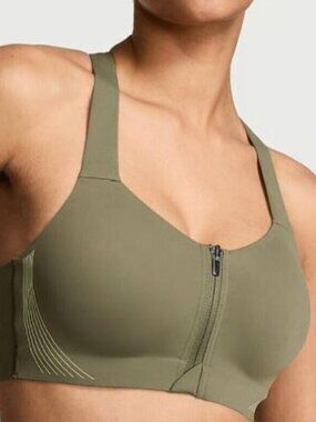 Victoria's Secret VSX Knockout Front Close Sports Bra Size 34C